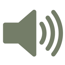 Audio symbol, links to my blog's 'listen' tag